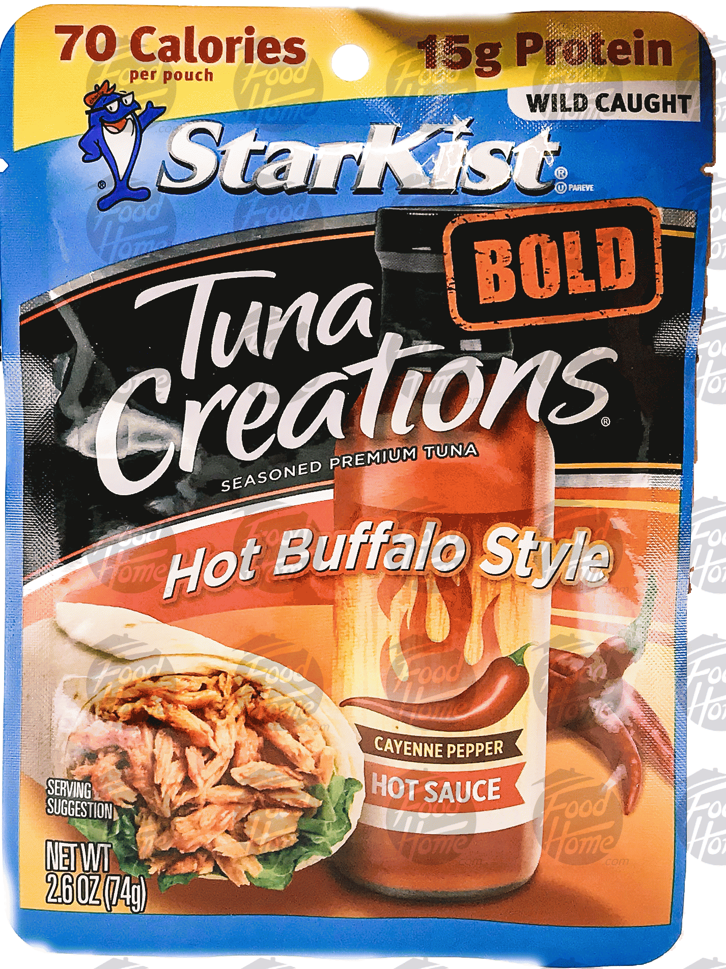 Starkist Tuna Creations hot buffalo style marinated chunk light tuna Full-Size Picture